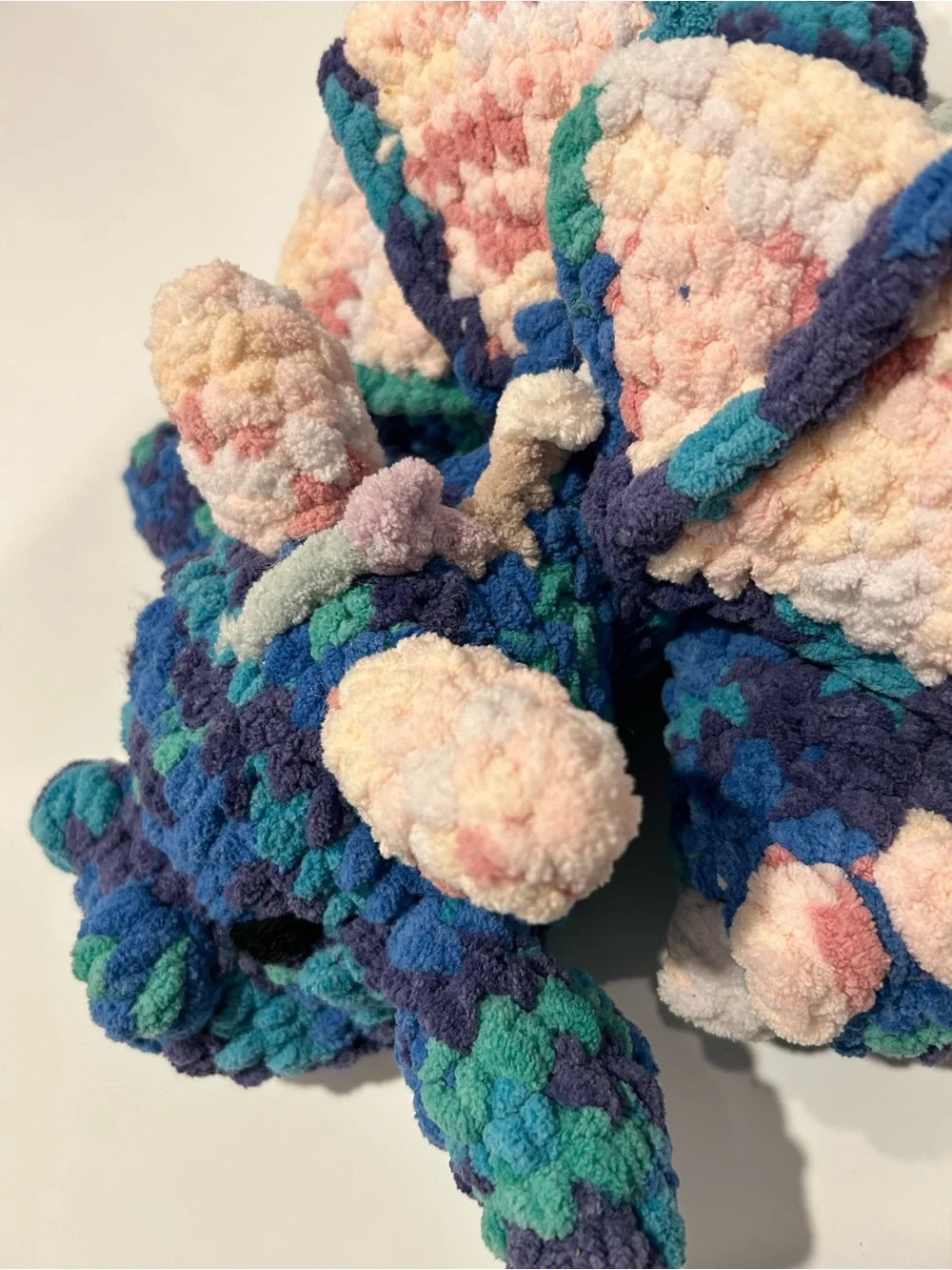 Handmade Crocheted Dragon